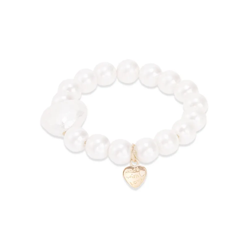 ZANC Faux Pearl Hair Tie Women's-2
