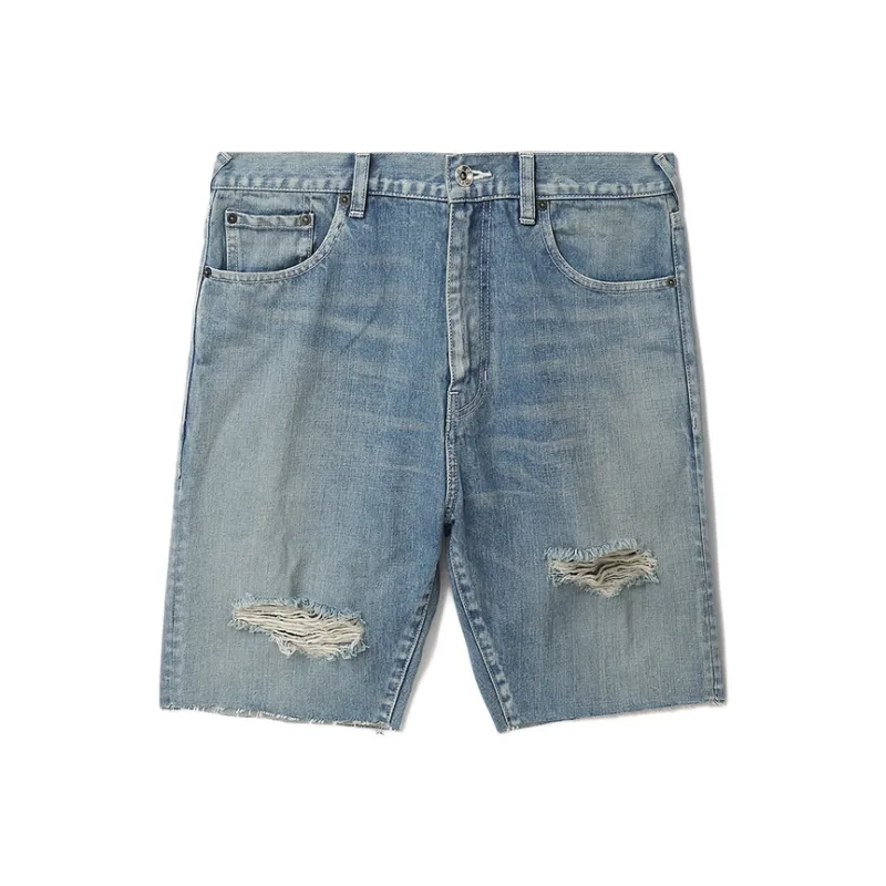 BAPE BLACK Denim Shorts Men Blue BLX-0