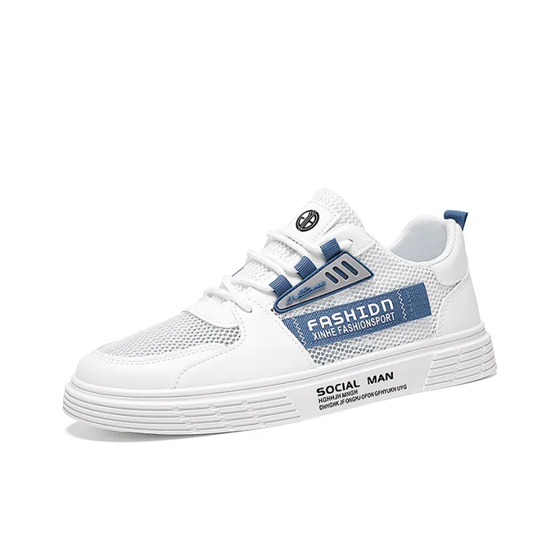 Yi Jiabao Slip Resistant Shock Absorbers Low Top Skateboard Shoes Men's-1