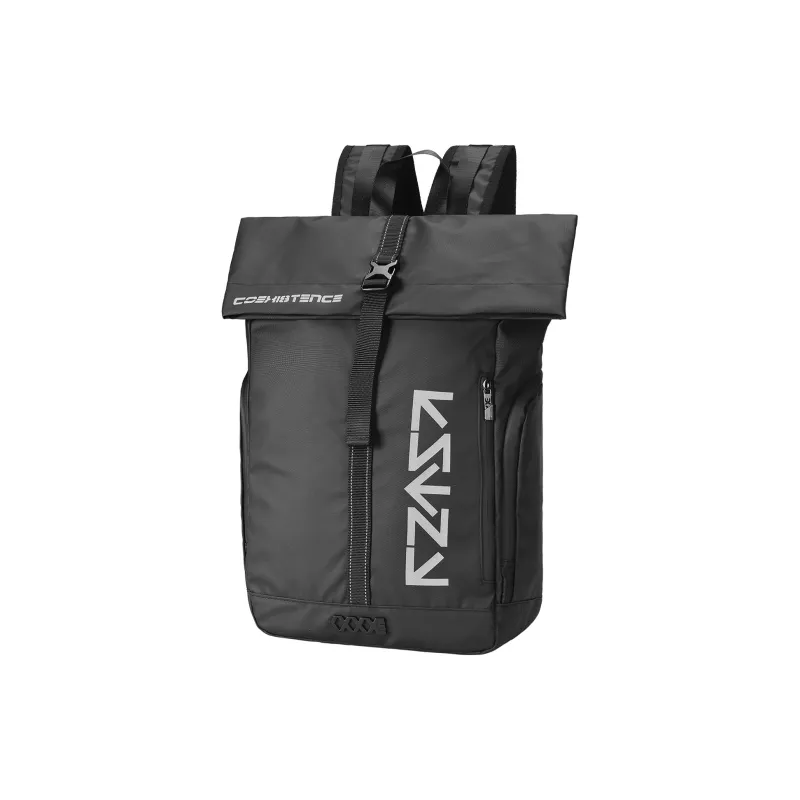 COEXISTENCE Polyester Backpack Men's Black-1