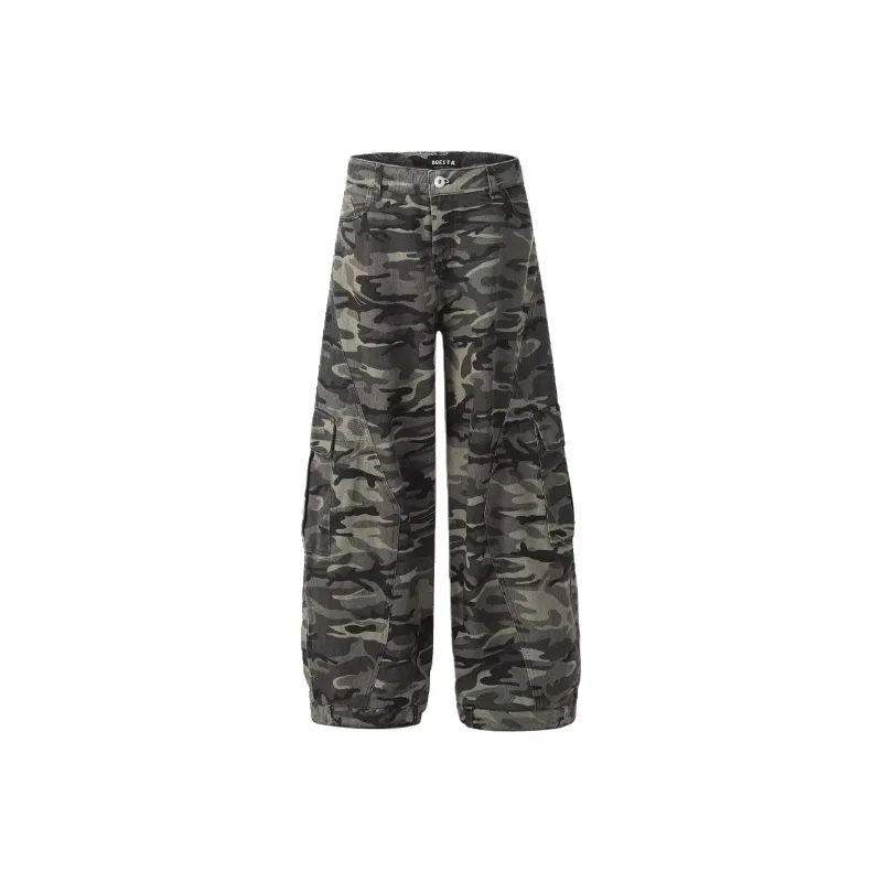 A02 Jeans Unisex Camouflage-3