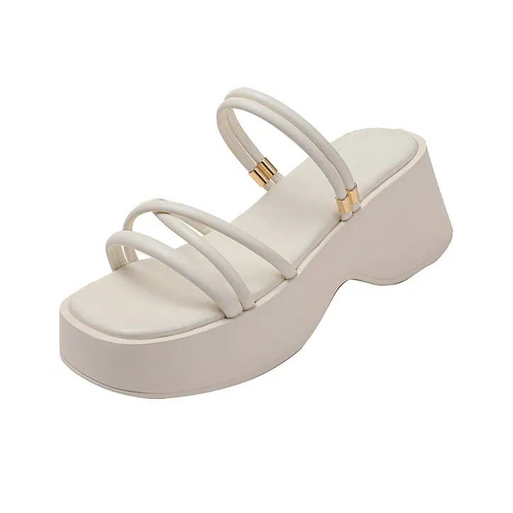 TATAYA Rubber Sole Abrasion Resistant Slide Slippers Women's-0