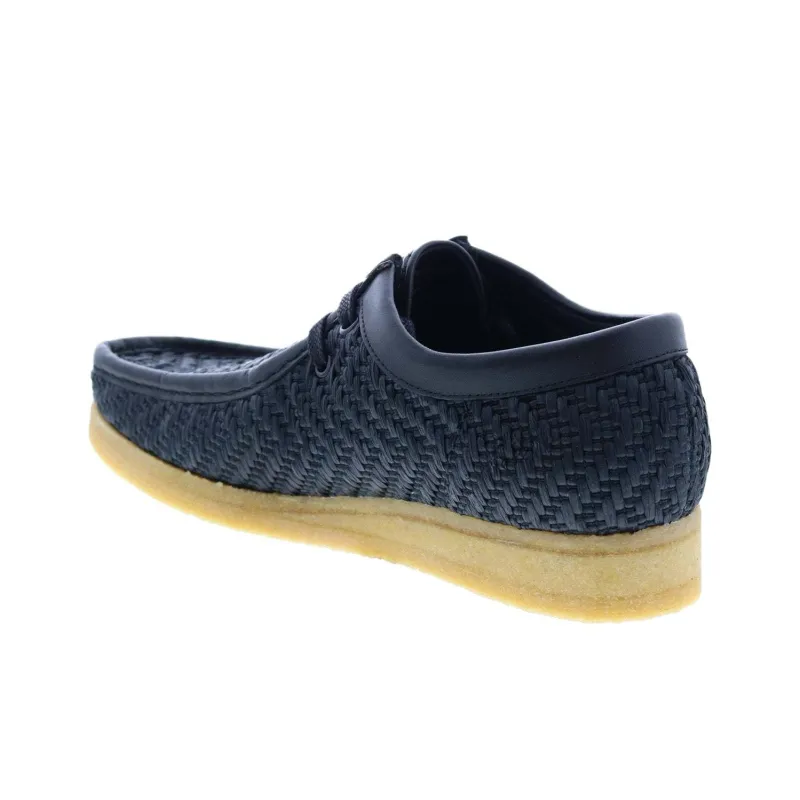 Clarks Originals Wallabee Boot Black Raffia-4