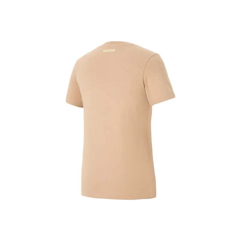 Adidas SS25 T Shirt Women's Warm Sand-1