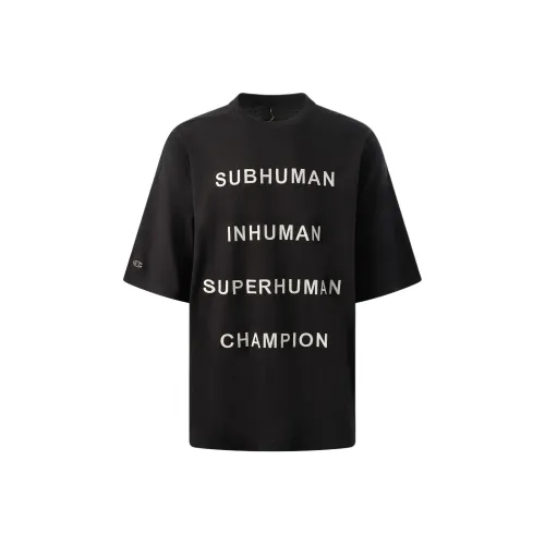 RICK OWENS/RO T Shirt Men's Black
