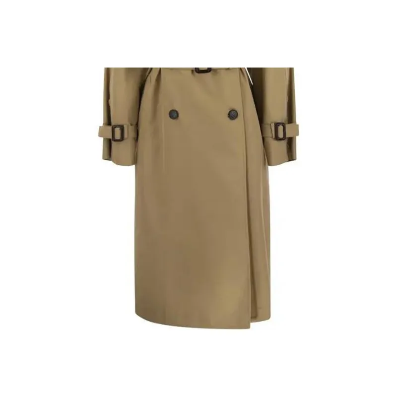 WEEKEND MaxMara Canasta Double Breasted Reversible Trench Coat-4