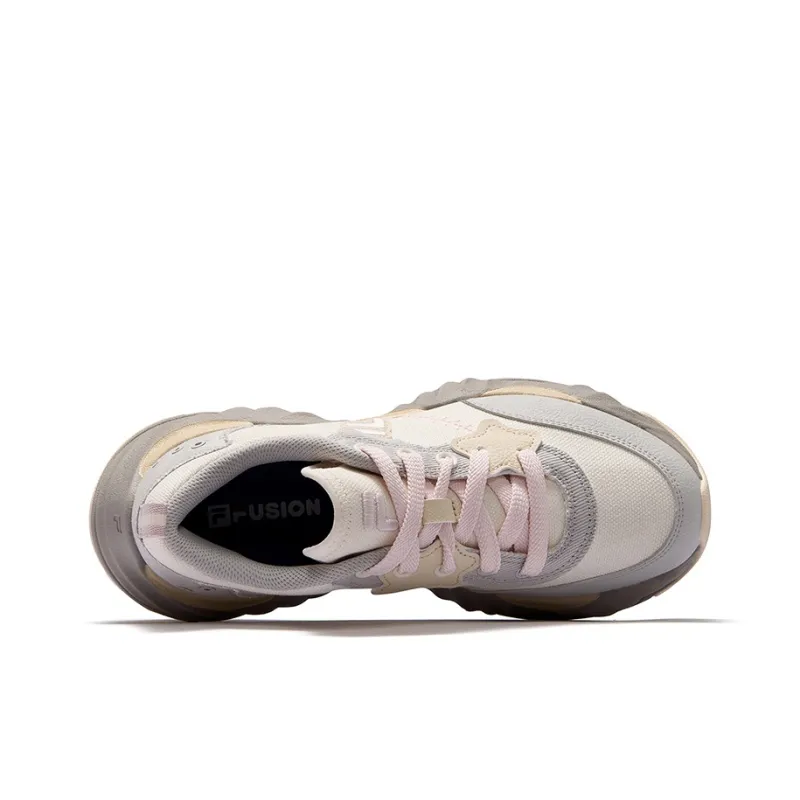 FILA FUSION STARFISH II Low Top Canvas Shoes Women's Cream Ivory Gray-3