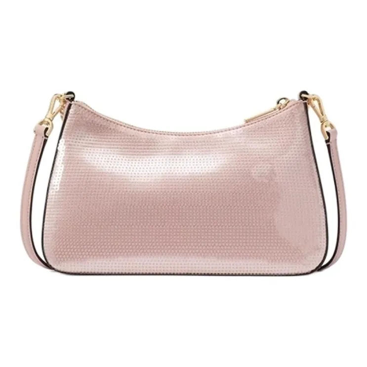Kate Spade Fabric With Cow Leather Handbag Trumpets Women's Smoke Pink-2
