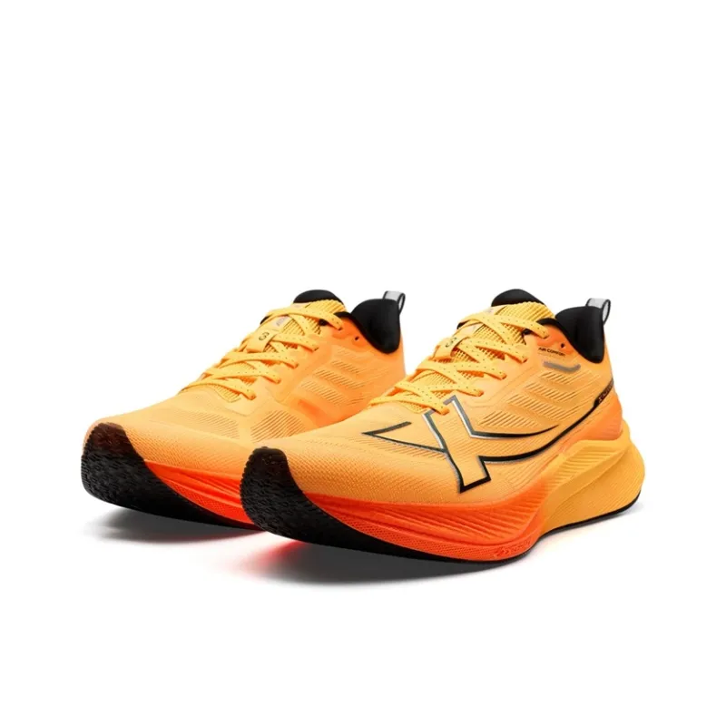 XTEP 2000km 3.0 Running Shoes Men Low Top New Neon Orange/Black-2