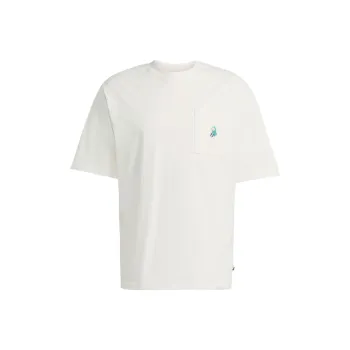 Adidas SS25 DOG SOCCER PATCH POCKET T SHIRT T Shirt Men's Jade White