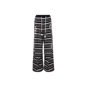 TCH Casual Pants Women's Black Base Gold Logo