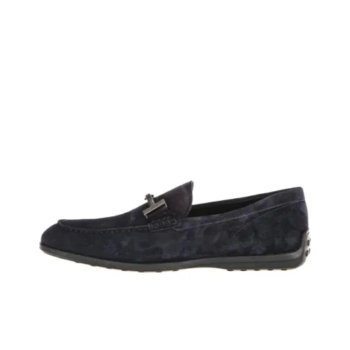 TOD'S Moccasin Gommino Casual Shoes Men's Blue