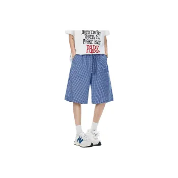 PVPVPV Casual Shorts Unisex Colorful Blue