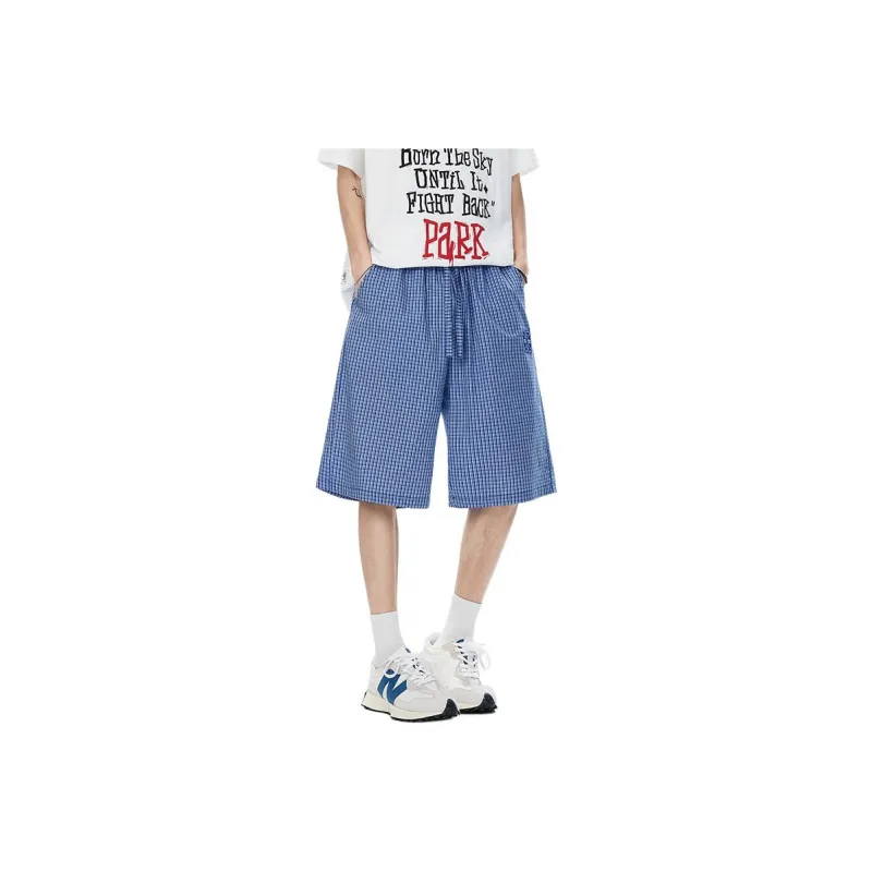 PVPVPV Casual Shorts Unisex Colorful Blue-0