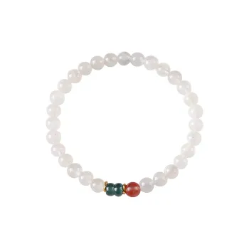 ZUIWENGLANGYASHANWENCHUANG Chalcedony Bracelets Women's