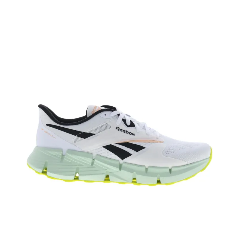 Reebok Zig Dynamica 5 Anti Slip Wear Resistant Low Top Running Shoes Unisex White-1