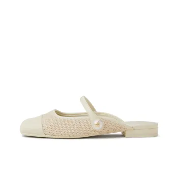 CHARLES&KEITH Composite Sole Closed Toe Slippers 2.3cm Women's