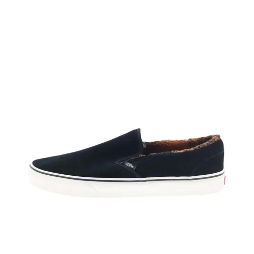 Vans CLASSIC SLIP ON Anti Slip Wear Resistant Low Top Skateboard Shoes Unisex Black