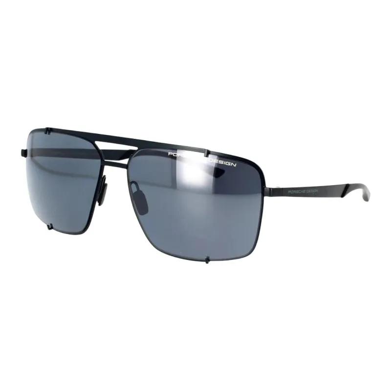 PORSCHE DESIGN Stainless Steel Aviator Sunglasses Unisex Black-0