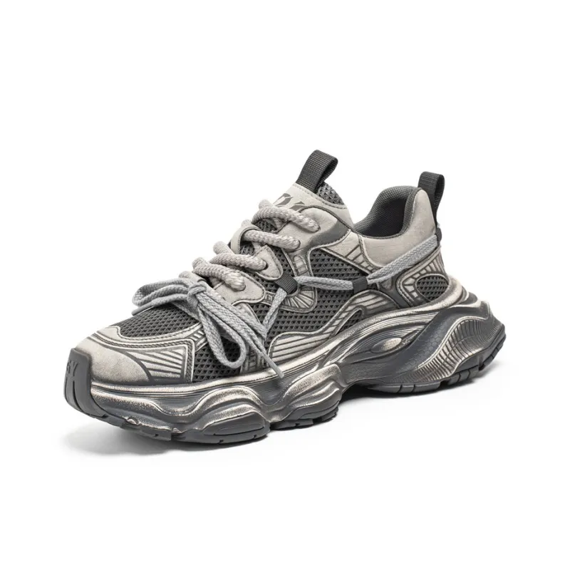 ROBINHOOD Slip Resistant, Abrasion Resistant, Cushioning Support Coverage Low Top Chunky Sneakers Men's-13