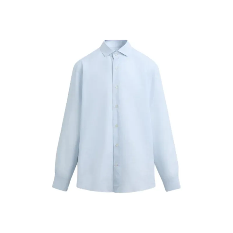 ZARA Shirts Men Blue-0