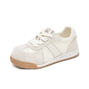 La Chapelle Abrasion Resistant Rebound Low Top Casual Shoes Women's Beige Gray