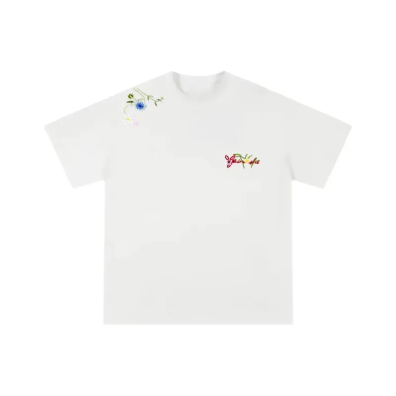 TESTUNG T Shirt Unisex White Gray Color Scheme-3