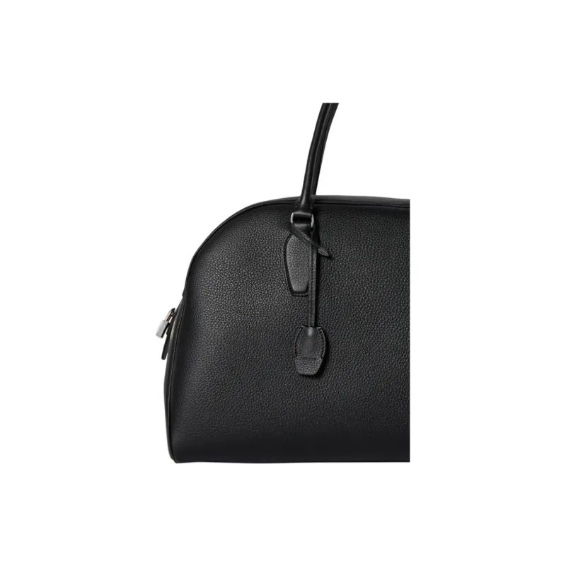 THE ROW India Calfskin Bowling Bag, Handbag Women's Black-3