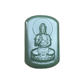 BUDOUXIAOAI Pendants Green Jade Unisex