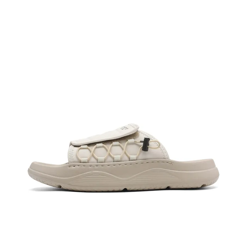 ΛOLUNKΛ Stitching Slip Resistant Odor Resistant Slide Slippers Men's-0