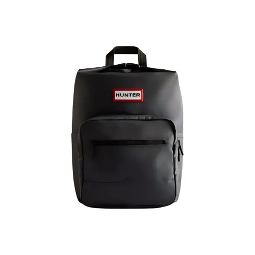 HUNTER Nylon Backpack Large Size Unisex Navy Blue