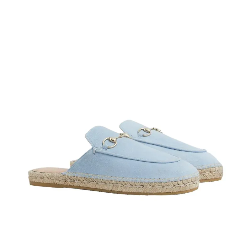 GUCCI Rubber Sole Slip Resistant Closed Toe Slippers Women's Light Blue-2
