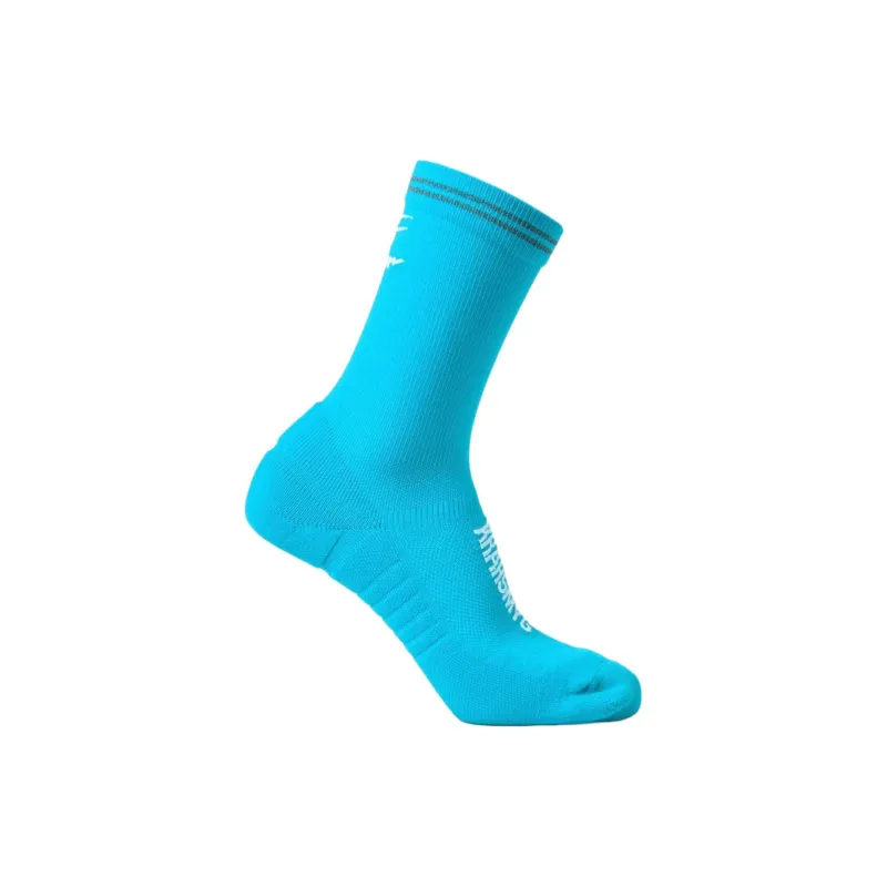 GYMSHARK Crew Running Socks Mid Calf Socks Unisex 1 Pack Blue-1