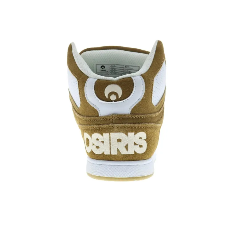 OSIRIS NYC 83 CLK High Top Skateboard Shoes Men's Light Brown/White-5