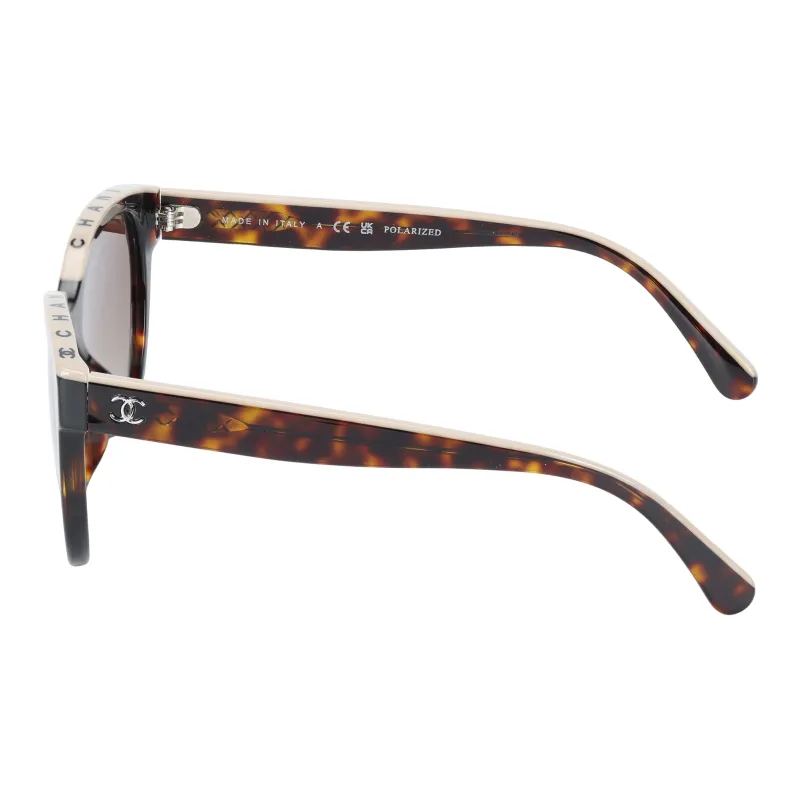 CHANEL Cat Eye Sunglasses Unisex Brown-2