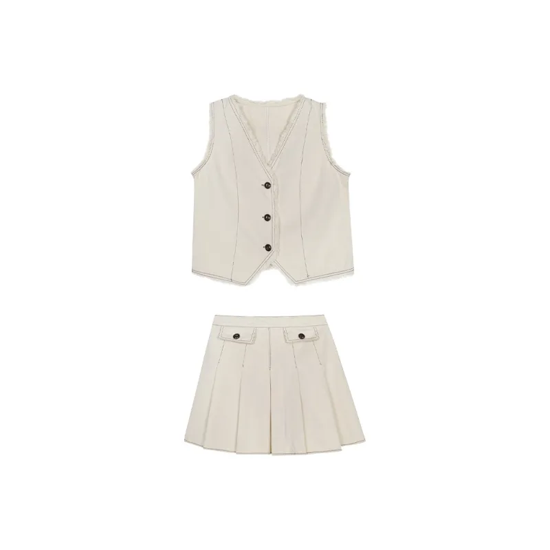 XIAOJUCHUANLI Skirt Set Women's-0