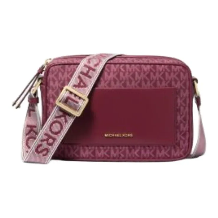 MICHAEL KORS Jet Set Polyester Camera Bag, Shoulder Bag, Crossbody Bag Tubas Women's Purple-0
