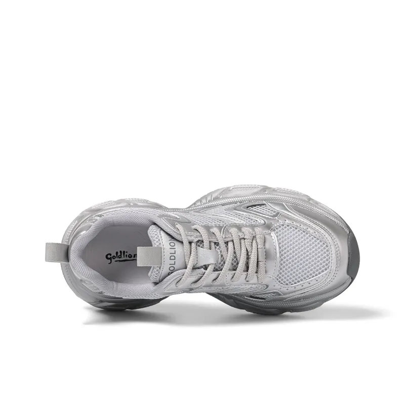 GOLDLION Breathable Low Top Chunky Sneakers Women's-2