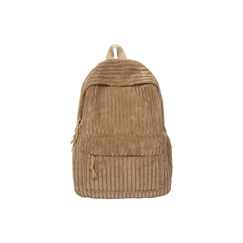SURELAPTOP Corduroy Backpack Unisex Multicolor-12
