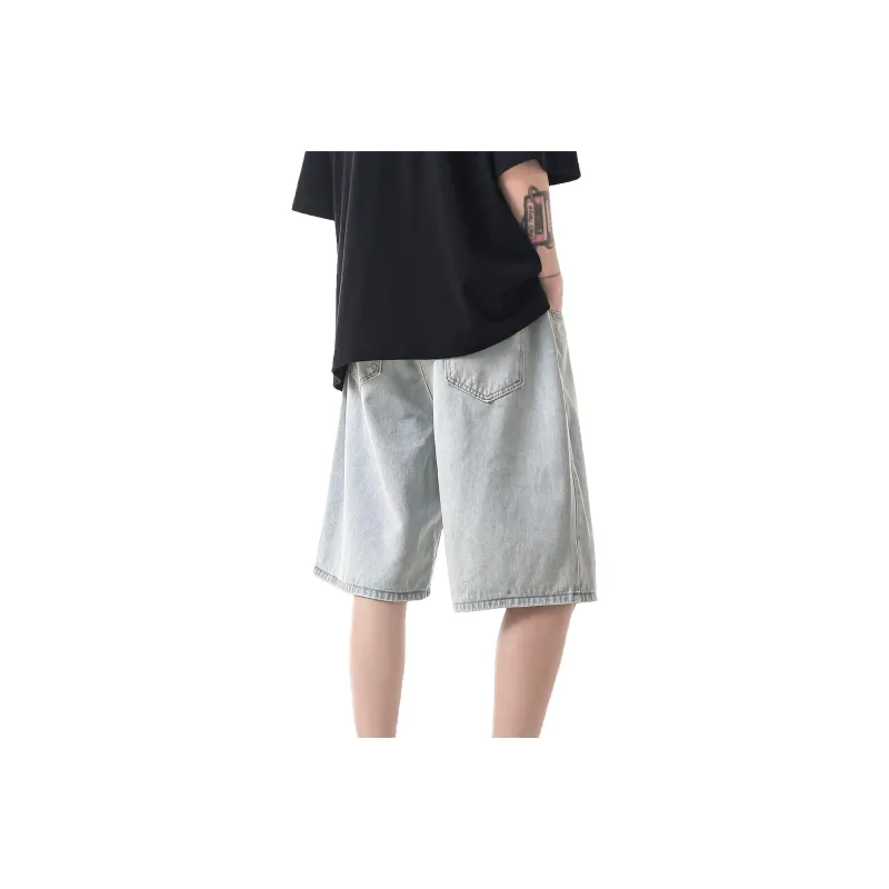 FRQ Denim Shorts Unisex-5