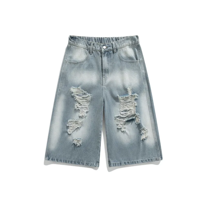 CAT'S PAW Denim Shorts Unisex Light Blue-0