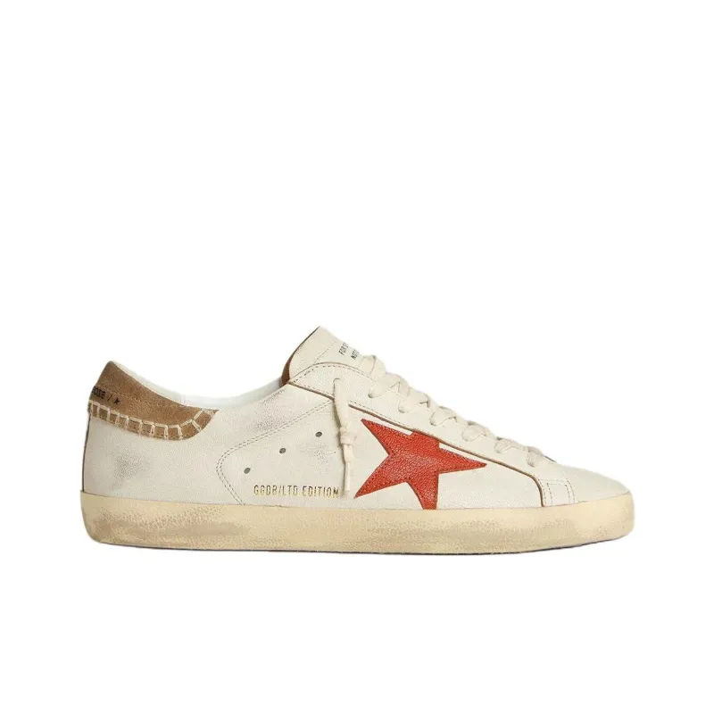 Golden Goose Super Star LTD Low Top Skateboard Shoes Men's White-1