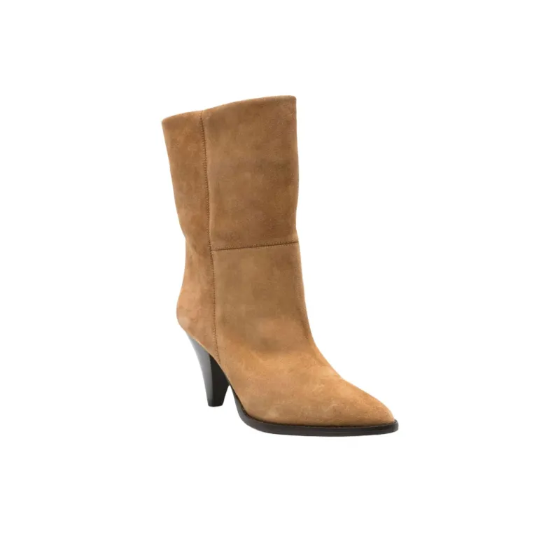 ISABEL MARANT Rou Xa Ankle Boots 7cm Women's Brown-1