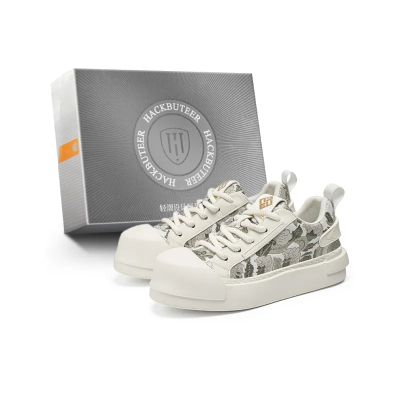 HACKBUTEER Low Top Skateboard Shoes Men's Box Included-8