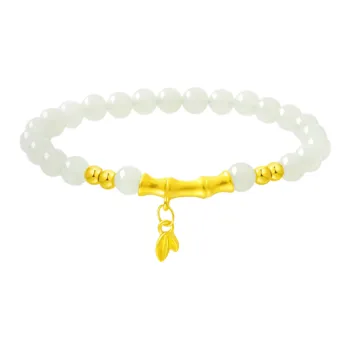 Chongqing Gold Store Chalcedony Jade Bracelets Women's