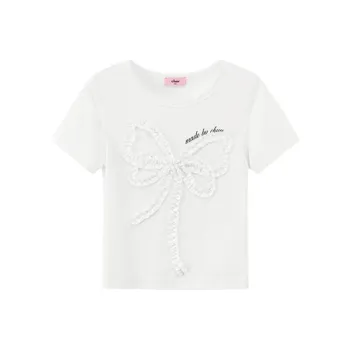 CHUU Set in Sleeve T Shirt Women's