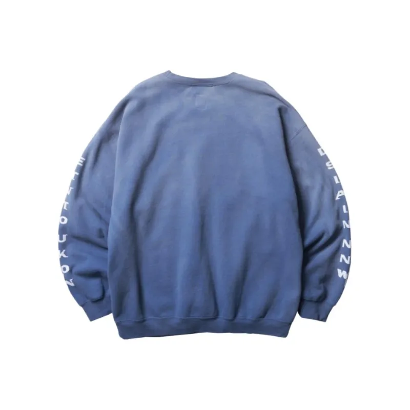 Liberaiders VINTAGE WASH CREWNECK Sweatshirt Unisex-1