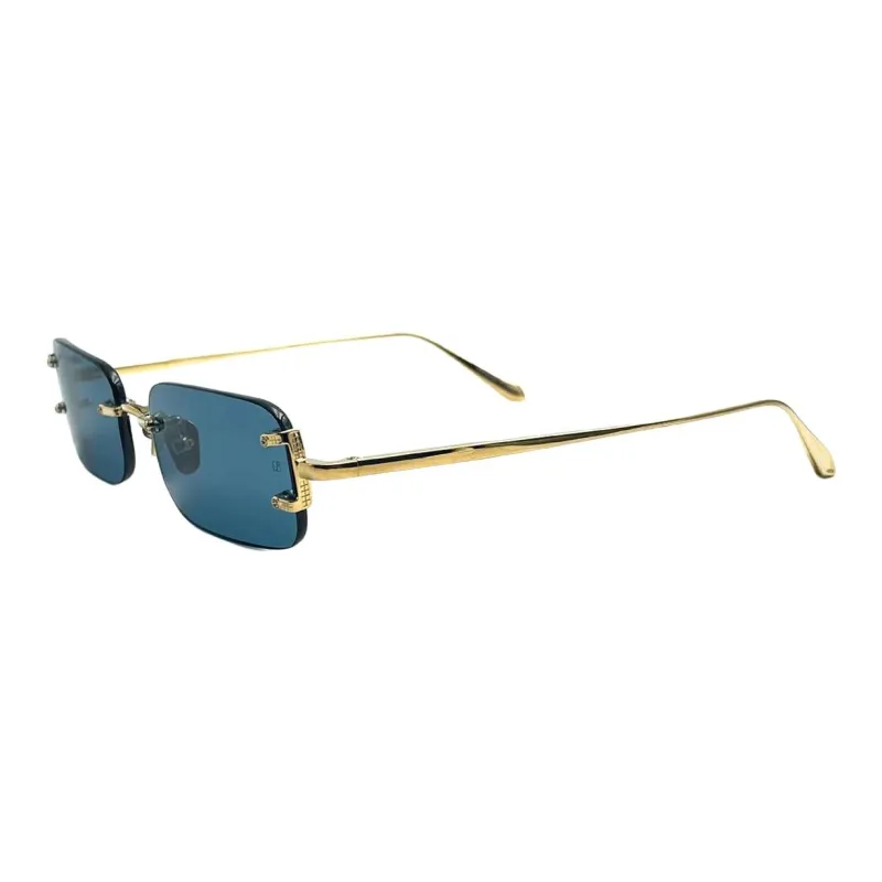 Linda Farrow Taylor Rectangle Frame Sunglasses-0