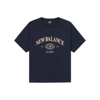 New Balance T Shirt Unisex Marine Blue