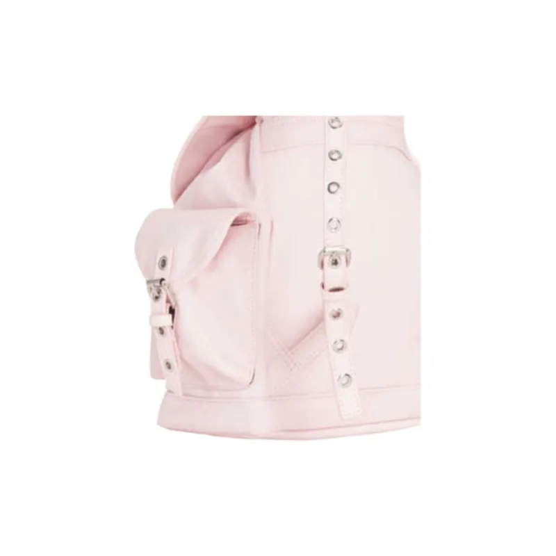 GANNI Fabric Backpack Trumpets Women's Pink-2